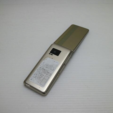P-smart ケータイ P-01J ゴールド docomo 中古 ガラケー Panasonic 白ロム【超美品】保証付き 赤ロム保証(サムネイル2枚目)