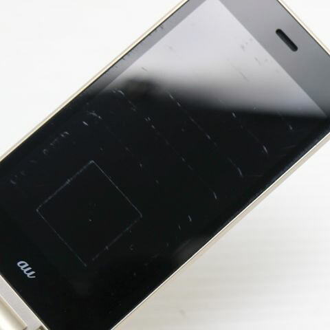 AQUOS K SHF33 ゴールド au 中古 ガラケー SHARP 白ロム【美品】保証付き 赤ロム保証(サムネイル3枚目)