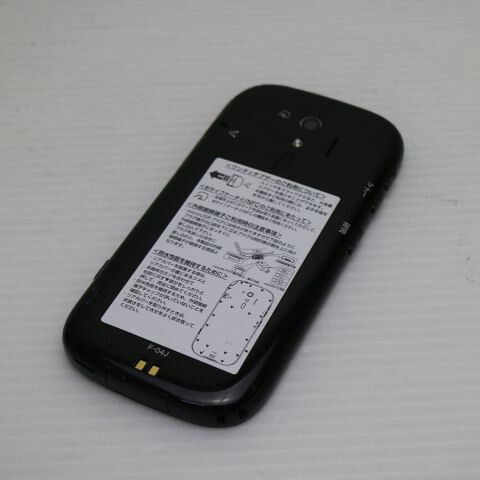 らくらくスマートフォン4 F-04J ブラック docomo 中古 スマホ 富士通 白ロム【美品】保証付き 赤ロム保証(サムネイル2枚目)