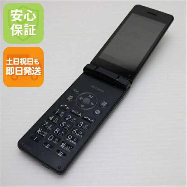 AQUOS ケータイ SH-02L ブラック docomo 中古 ガラケー【ジャンク】