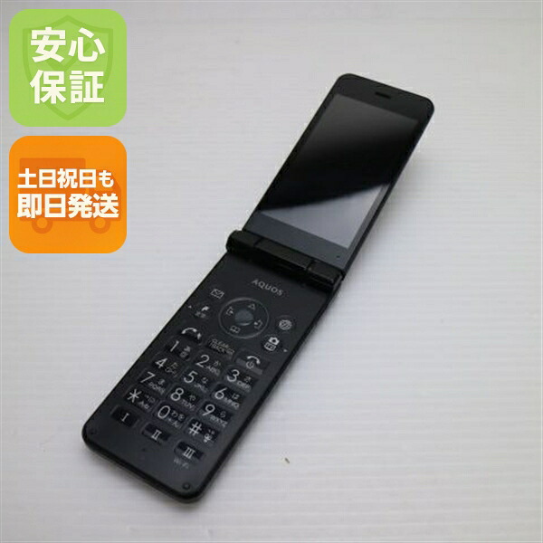 AQUOS ケータイ2 601SH ブラック SoftBank 中古 判定○ スマホ SHARP 白ロム【美品】保証付き 赤ロム保証