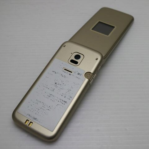 らくらくホン F-02J ゴールド docomo 中古 ガラケー 富士通【ジャンク】(サムネイル2枚目)