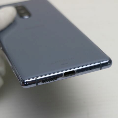 Xperia 1 SOV40 グレー au 中古 スマホ 白ロム【超美品】保証付き 赤ロム保証(サムネイル3枚目)