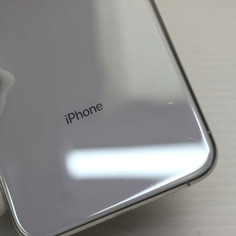 iPhone XS Max 256GB シルバー SIMフリー 中古 白ロム Apple【美品】保証付き 赤ロム保証(サムネイル3枚目)