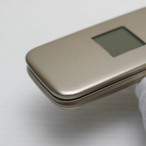 らくらくホン F-08C ゴールド docomo 中古 ガラケー FUJITSU 白ロム【美品】保証付き 赤ロム保証(サムネイル3枚目)