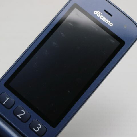 F-01M ネイビー docomo 中古 ガラケー 白ロム【超美品】保証付き 赤ロム保証(サムネイル3枚目)