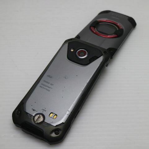 TORQUE X01 KYF33 シルバー au 中古 ガラケー KYOCERA 白ロム【良品中古】保証付き 赤ロム保証(サムネイル2枚目)