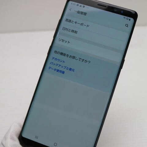Galaxy Note8 SCV37 ブラック au 中古 スマホ スマホ 白ロム SAMSUNG【美品】保証付き 赤ロム保証(サムネイル3枚目)