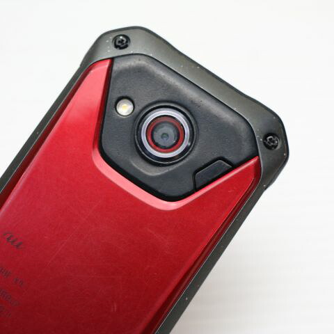 TORQUE X01 KYF33 レッド au 中古 ガラケー KYOCERA 白ロム【美品】保証付き 赤ロム保証(サムネイル3枚目)