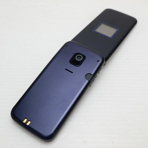 らくらくホン F-02J ネイビー docomo 中古 ガラケー 富士通 白ロム【超美品】保証付き 赤ロム保証(サムネイル2枚目)