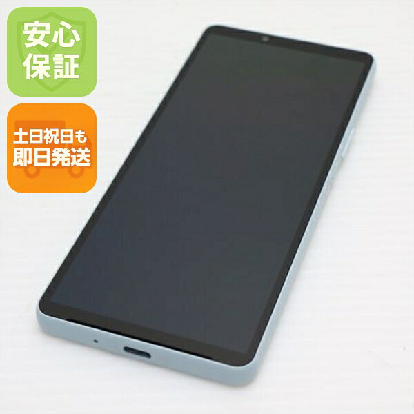 Xperia 10 VI ブルー SIMフリー 中古 スマホ SONY【新品同様】保証付き 赤ロム保証